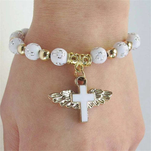 Heavenly Grace Rosary Stretch Bracelet