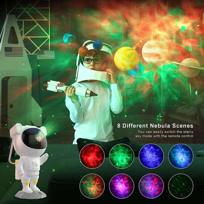 Astronaut Galaxy Projector  8 different nebula scenes