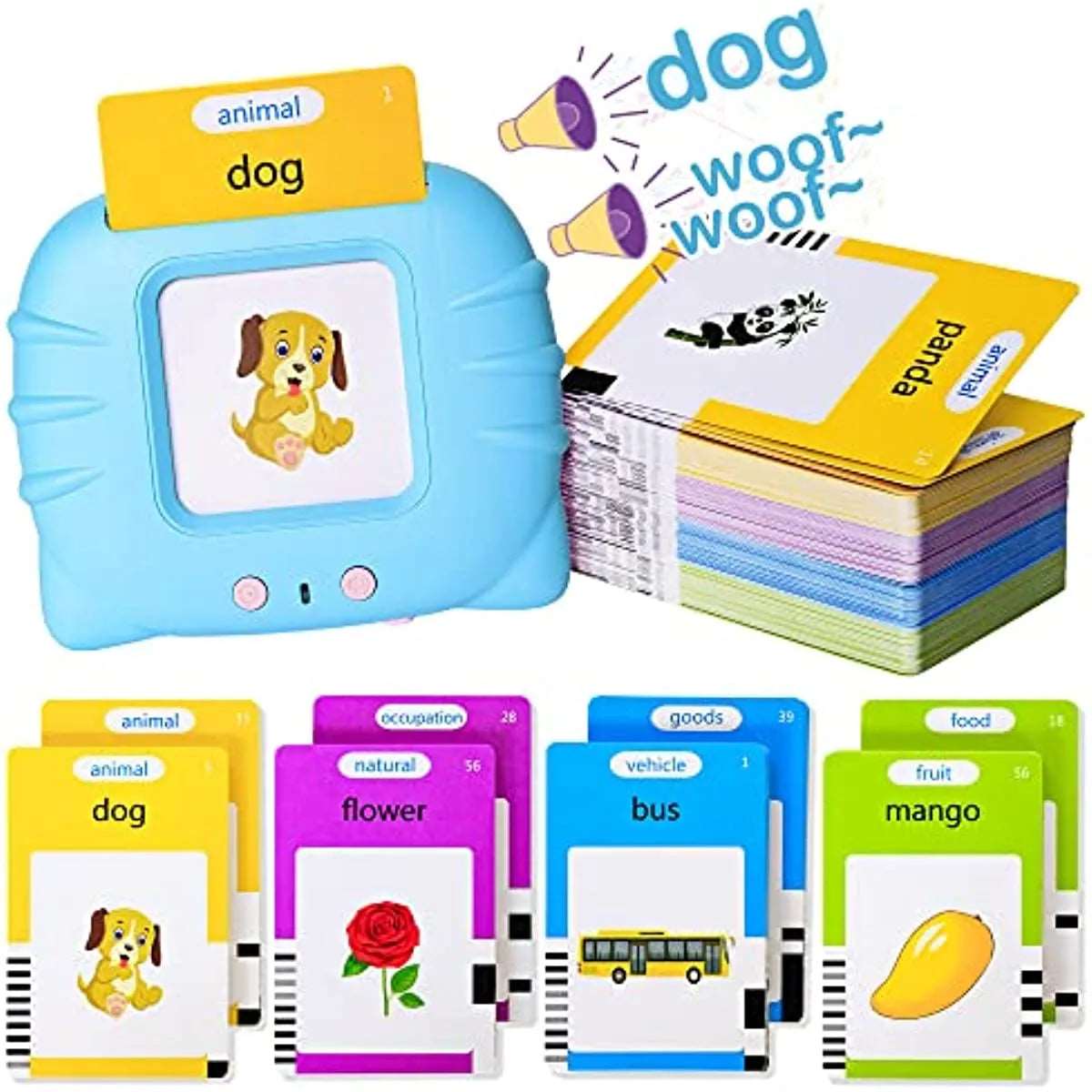 animal flash cards for toddlers