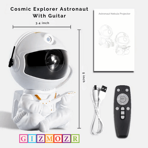 Cosmic Explorer Astronaut Galaxy Projector